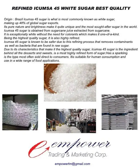 Sugar: IC45 / VHP / IC150